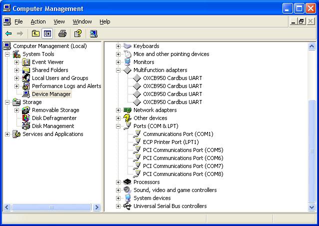 Oxcb950 Cardbus Uart Driver For Mac