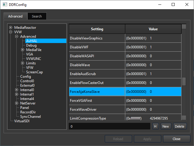 DDRConfig 4kScope AJA SharedMode2