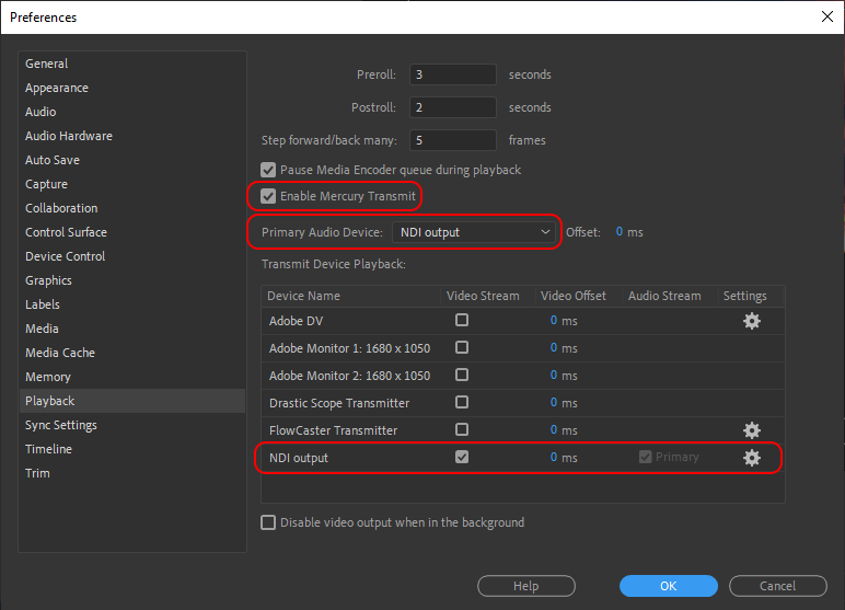 adobe ndi output