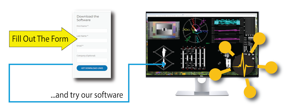 Network Video Analyzer multi scope display