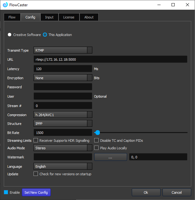 8 FlowCasterConfig