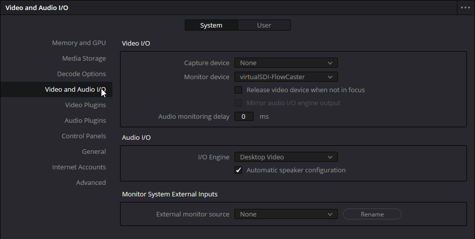  02 Video Audio   Preferences