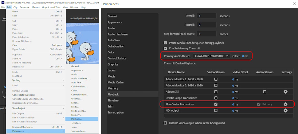 FC virtualcam setup editor