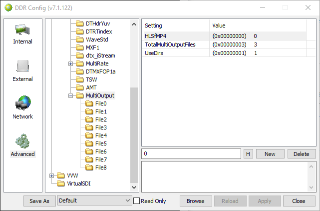 DDRSetupMultiOutput