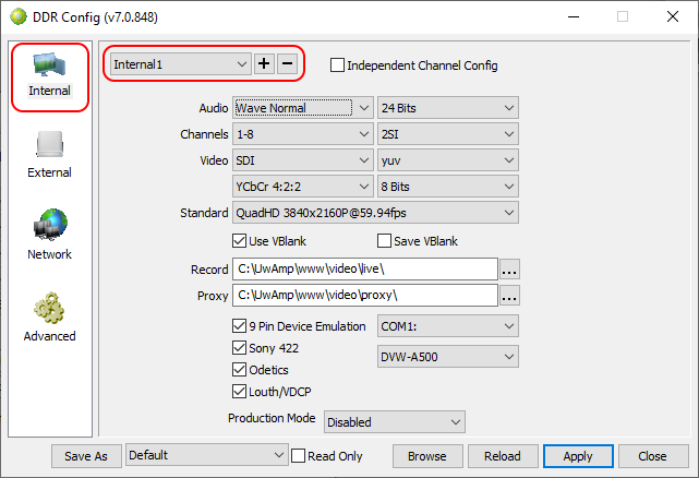 DDRConfig Int AddChannels