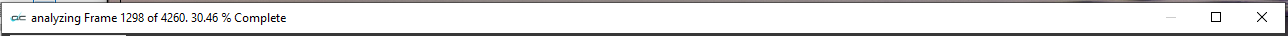 analyzing frame